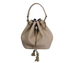 Serpenti Forever Bucket Bag,Leather,Nude,DB,MME19288624,3(10)